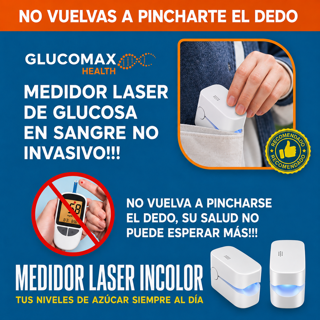 MONITOR DIGITAL SIN PINCHAZOS – NO INVASIVO – NUEVO EN ESPAÑA